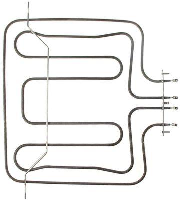 Värmare 2830W 240V L 370mm L1 42mm L2 328mm B1 142mm B2 105mm Square Flang