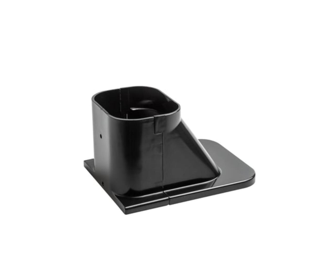 Vägggenomföring till PREMIUM 77 x 64 mm svart