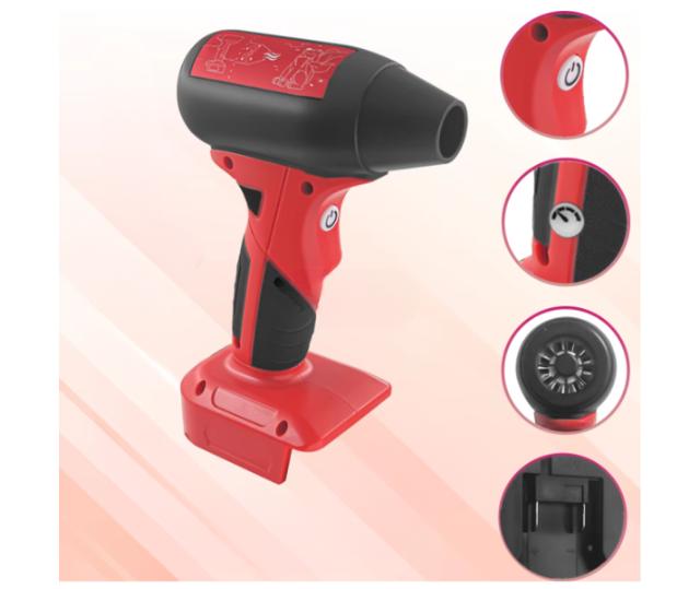 Kraftfull turbofläkt 380W för Milwaukee 18V batteri