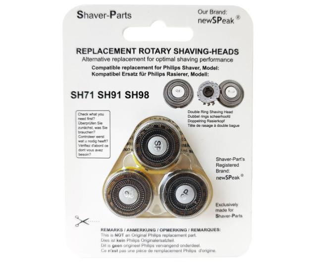 Kompatibelt skär som Philips SH71, SH91, SH98