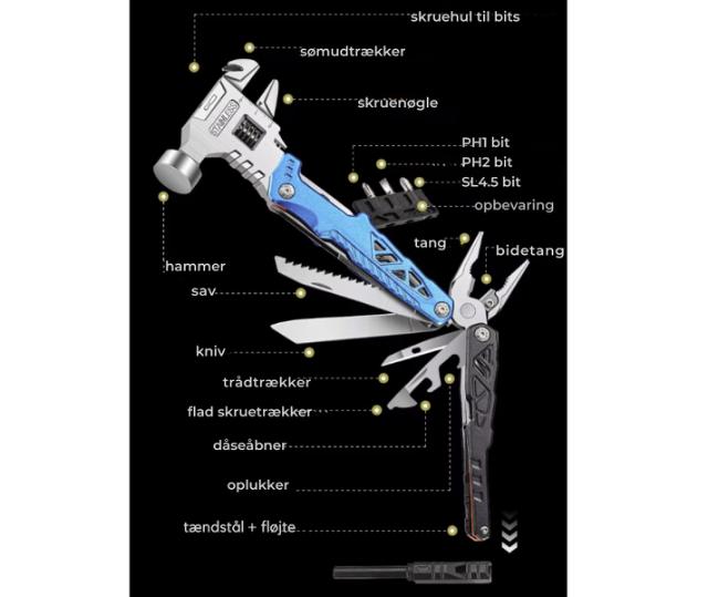 Multitool 18-i-1 verktyg