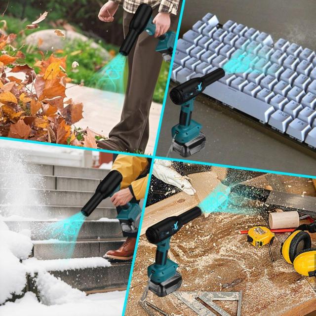 Kraftig turbofläkt 380W för Black&Decker 18V-batteri
