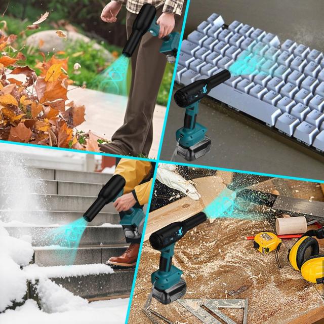 Kraftig turbofläkt 380W för Hikoki/Hitachi 18V batteri