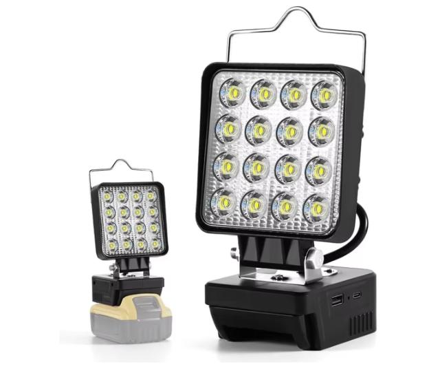 LED arbetslampa för Dewalt 18V batteri
