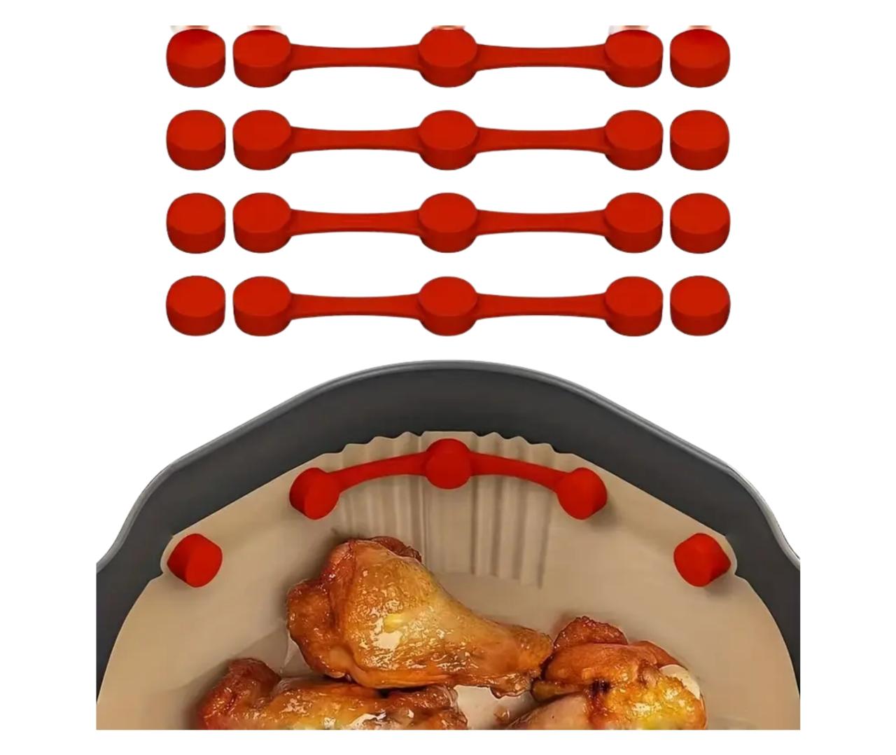 Magnetklämmor för bakplåtspapper – 12 st. för airfryer