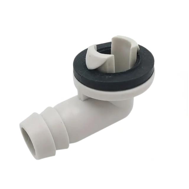 Avloppsstos till värmepumpens utedel