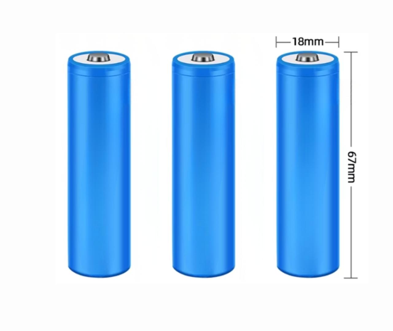 Uppladdningsbara 18650-batterier 3,7V 3000mAh 6A
