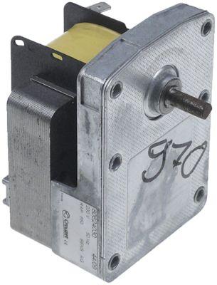 Drivmotor 230V 4O/min Axel Ø 6x5mm H 58mm L 91mm B 64mm Crouzet 50Hz