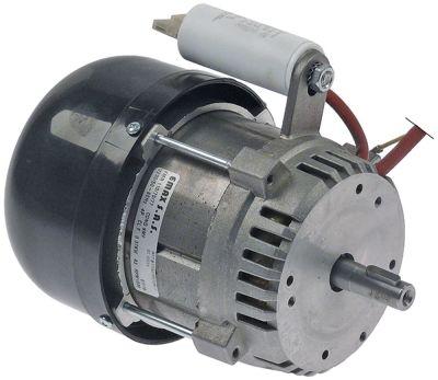 MOTOR 230V Ø 113mm H 200mm BA 72mm från serie nr. 150300069 50Hz kondensator 8µF