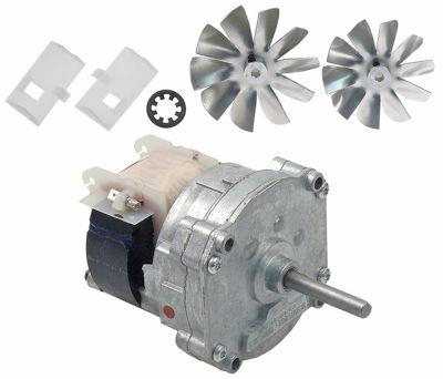 Körmotor 230V 50Hz 63o/min axel 8x7mm