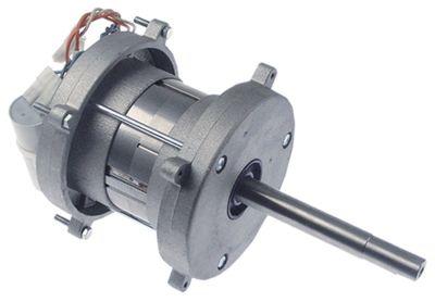 Motor 230V 100W Ø 125mm H 230mm med Microbonka 1KW 50Hz kondensor 10 µF Axel Ø 16mm