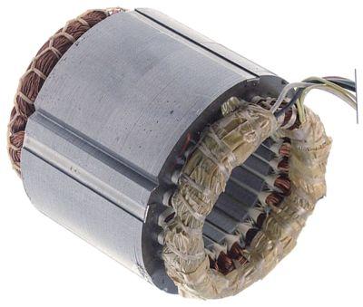 Stator 230V-faser 3 Ø 110mm ID Ø 62mm H 75mm 4-dikter med temperaturskytte 50Hz 1400o/min