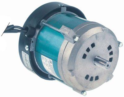 Motor 230V 275W -faser 1 Ø 130mm H 150mm hål Ø 8mm BA 94mm 50Hz 1400o/min axel Ø 187mm