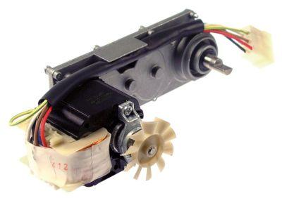 Drivmotor 115/230V 33/40o/min Axel Ø 6x12mm 60/68W Typ CD79F H 105mm L 220mm B 70mm