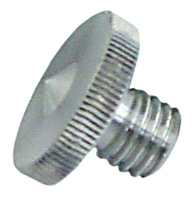 Rouleted skruvtråd M10 CNS Ø 22mm H 45mm tråd L 10mm