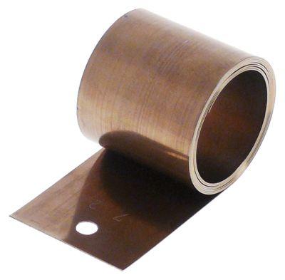 Rullefjeder B 40mm ID Ø 36mm L 970mm typ 7-2 Laskelængde 72mm