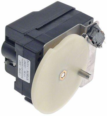 Drivmotor 220/240V 1O/min axel Ø 8mm 11W Typ ST0676 H 112mm B 80mm för ismakare