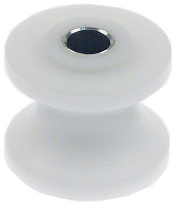 Styrrulle ø 30mm ID ø 8mm B 27mm