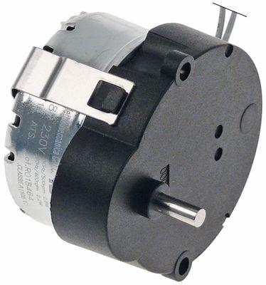 Drivmotor 230V 500/600o/min Axel Ø 4mm 2.8/2.2W Typ BT01 H 34mm L 58mm B 55mm CDC 50/60Hz