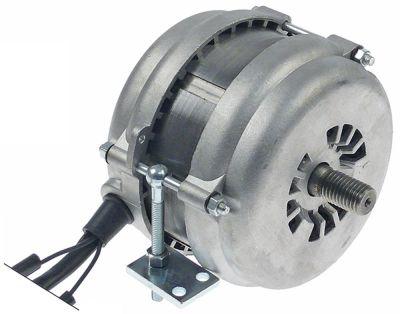 MOTOR 230V Ø 128mm H 95mm 50Hz Kondensator 8μF 1380o/min Axel Ø 15mm Axellängd 28mm