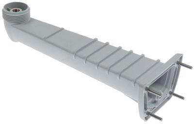 Tvättarmshållare L1 340mm ø 42mm H 78mm EP upptill