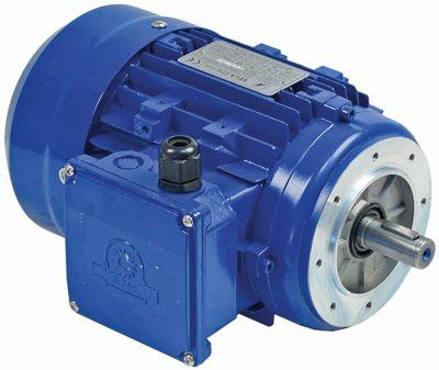 Motor 400V 1100W-faser 3 Mat 120mm Ø 160mm H 200mm L 250mm Memme Typ VL2 803-4 VELA 50Hz 1400o/min