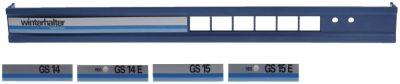 Brytarpanel H 57mm L 598mm B 30mm GS14/15