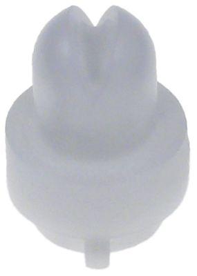 Tvättmunstycke ø 12/18mm H 24mm EP nedtill