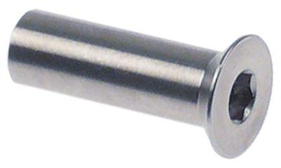 Spärrhylsa Gänga M6 Rostfritt stål ø 7mm L 215mm