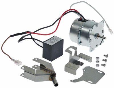 Drivmotor 230V 20/40o/min Axel Ø 6x5mm 14W Typ 60SM60-63-S H 60mm L 82mm B 60mm Set