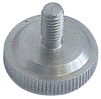 Skruv med räfflat huvud Gänga M6x16mm ø 24mm