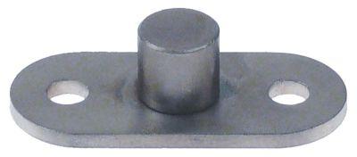 Platta med bultar H 16mm D1 ø 50mm D2 ø 14mm