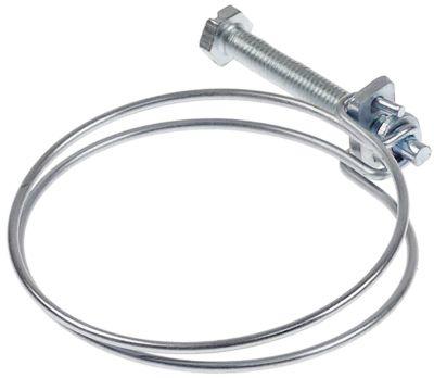 Slangklämma Förzinkat stål ø 68mm VPE 10Styck