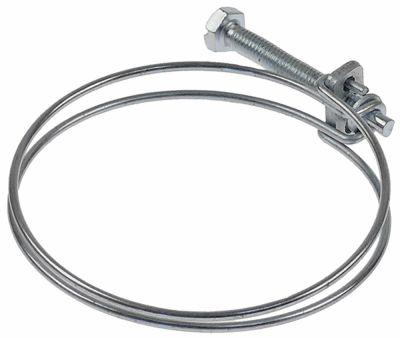 Slangklämma Förzinkat stål ø 75-80mm VPE 10Styck