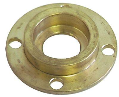 Fläns mässing ut Ø 60mm materialstyrka 3mm för fläktmotor inner-Ø 1 30mm ing.-Ø 2 20mmm