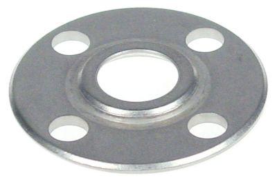 Fläns Stål YD ø 60mm Materialtjocklek 3mm