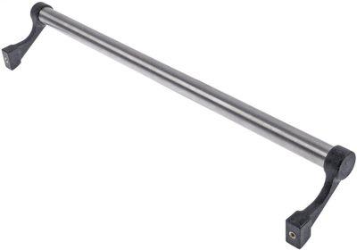 Hembärande tråd M6X1.25 Ø 25mm silver/svart H 93mm L 560mm BA 542mm för ugnen