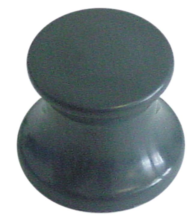 Rulle Plast ø 36/42mm grå H 34mm Hål ø 12mm