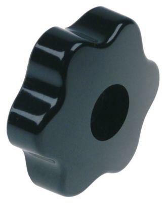 STAR GRIP THERMOPLAST Ø 60MM SVART L 23mm Axel 7x7mm