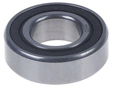 Ballel bakre typ 62205-2RS Axel Ø 25mm UT Ø 52mm B 18mm DIN 625-1