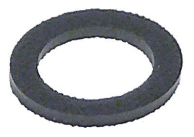 Platt packning gummi -ID Ø 9mm ut Ø 14mm Materialstyrka 1mm VPE 1 st.