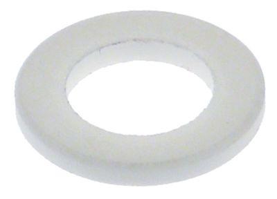 Platt packning PTFE ID Ø 10mm ut Ø 17mm Materialstyrka 2mm VPE 1 st.