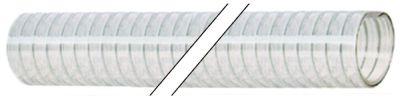 PVC -slang PVC ID Ø 30mm ut Ø 38mm med spiraler VPE -medlemmar