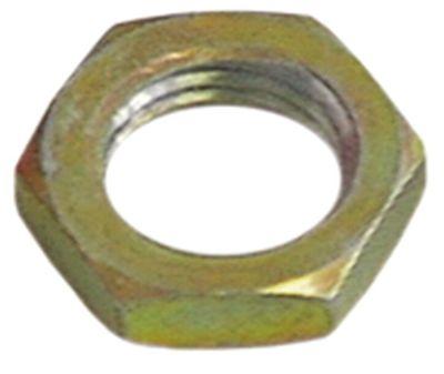 NUT -tråd M14X1.5 Stål Galvaniserad H 5mm SW 19 VPE 1 st.