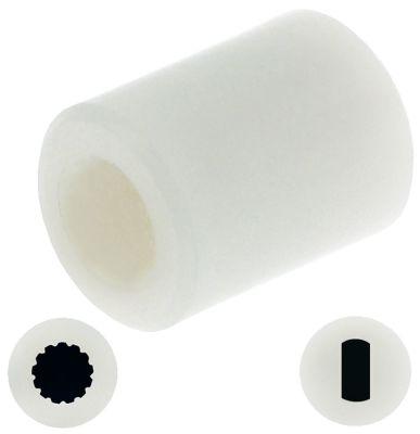 Koppling Ø 20mm H 265mm Axishållare 5x11mm Axishållare 1 med Fortland Ø11mm