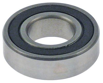 Rillboll ut Ø 42mm b 12mm typ 6004-2RS DIN 625-1 axel Ø 20mm