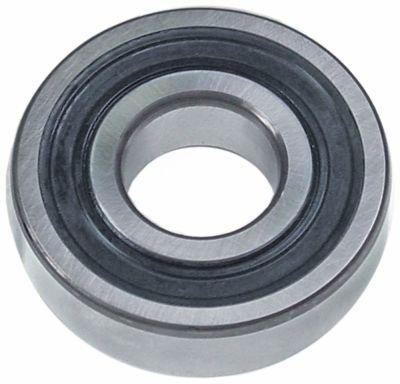 Spril Ball Bearing Type 6305-2RS Axle Ø 25mm Out Ø 62mm B 17mm Rill Ball Right With Packs Discs