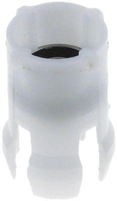 Balleleje Axle Ø 8mm Out Ø 25mm B 45mm Komplett med hållare (S3)
