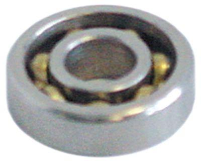 Balleleje Axel Ø 9mm UT Ø 24mm B 7mm