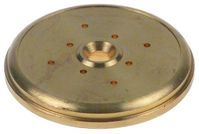 Vatten distribuerar mässing Ø 574mm h 75mm hål Ø 2mm fästning Ø 66mm 8 hål